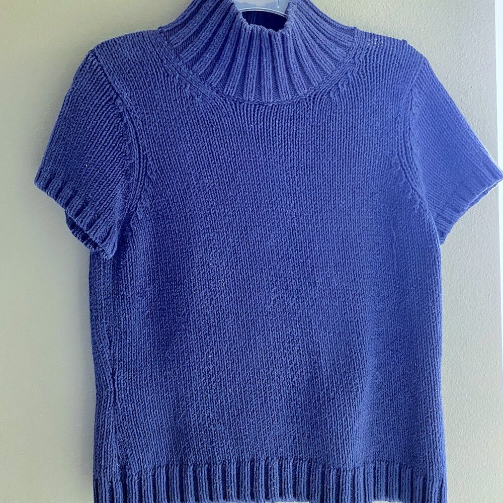 Navy Blue Pullover Sweater